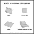 thumbnail image 2 of Home Essence Seth Complete Reversible Coverlet and Cotton Sheet Set, Cal King, Blue, 2 of 15