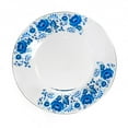 thumbnail image 3 of STP GOODS Gzhel Glass Appetizer Plate Set of 4 Pcs 7.9" (20 cm) Service for 4 Dessert Plates, Blue and Clear 0 cm), 3 of 3