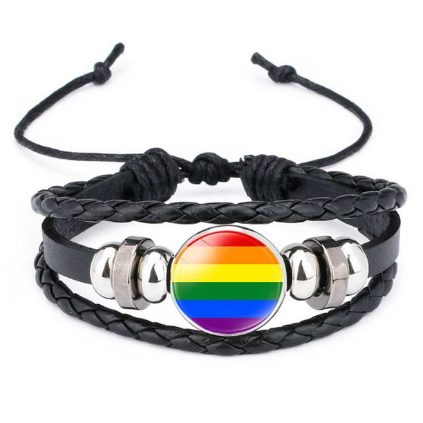 Qarigey Pulseras de cuerda de 2 piezas, joyería de cuero de estilo Vintage en blanco a la moda, cadena de mano trenzada, brazalete con impresión de Ropa, zapatos y accesorios Miscelánea Tipo 2 Qarigey AP014744-02