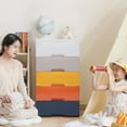 thumbnail image 5 of Peakora 5 Drawer Plastic Drawers Dresser Storage Cabinet, Stackable Vertical Clothes Storage Tower, Bedroom Tall Small Chest Closet, Organizer Unit for Hallway Entryway, Home Furniture, 5 of 20