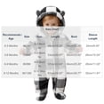thumbnail image 7 of Newborn Boys Girls Plaid One Piece Romper Cute Bear Ear Footies Hooded Jumpsuit Plush Fleece Front Zipper Onesie Winter Long Sleeve Jumper for Baby, 7 of 7