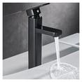 thumbnail image 6 of Basin Faucet Black Sink Faucet, Cold And Hot Water Mixer Short Or Tall Stainless Stell Bath Wash Faucet Single Hole Tapware, 6 of 6