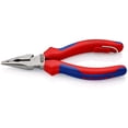 thumbnail image 1 of KNIPEX 08 22 145 T Pinzas universal en punta Con fundas en dos componentes, con anilla de fijación integrada para colocar un dispositivo de protección anticaídas acabado pavonado 145 mm, 1 of 1