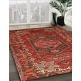 thumbnail image 2 of Ahgly Company Indoor Square Traditional Red Persian Area Rugs, 8' Square, 2 of 6