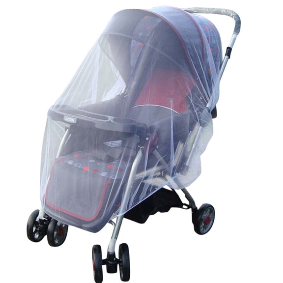 Blekii Baby Stroller Mosquito Net Cover, Baby Stroller Mosquito Net Cover, Full Enclosure Mesh for Pushchair Buggy, Infant Protection Screen Full Enclosure Mesh Pushchair Infant Protection, Stroller