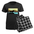 thumbnail image 5 of CafePress - Basset Hound By The Sea Wide Pajamas - Women's Short Sleeve Print T-Shirt and Pants Dark Cotton Pajama Set, 5 of 7