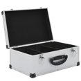 thumbnail image 3 of vidaXL CD Case for 60 CDs Aluminium ABS Silver, 3 of 5