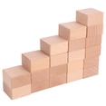 thumbnail image 1 of 20Pcs Wood Block Blank Hard Wood Rubber Stamp mounts Scrapbooking for DIY, 1 of 8