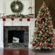 thumbnail image 4 of Uuiauoio Flocked Velvet Christmas Tree Ball Ornaments Set, Decorative Hanging Baubles, Christmas Balls Ornaments，Christmas Tree Decorations Can Also Be Used For Other Party, 4 of 9
