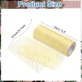 thumbnail image 2 of Cinta de Malla Brillante, Cinta de Nylon Metálica de 6" x 10 Yardas con Olas de Brillo (Beige), 2 of 7