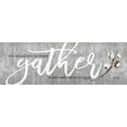 thumbnail image 4 of Gango Home Decor Contemporary Welcome to Our Nest & For Where Two or Three Gather; Two 18x6in Art Prints in White Frames, 4 of 6