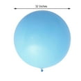 thumbnail image 6 of BalsaCircle 2 Blue Matte 32" Large Latex Plain Balloons, 6 of 6