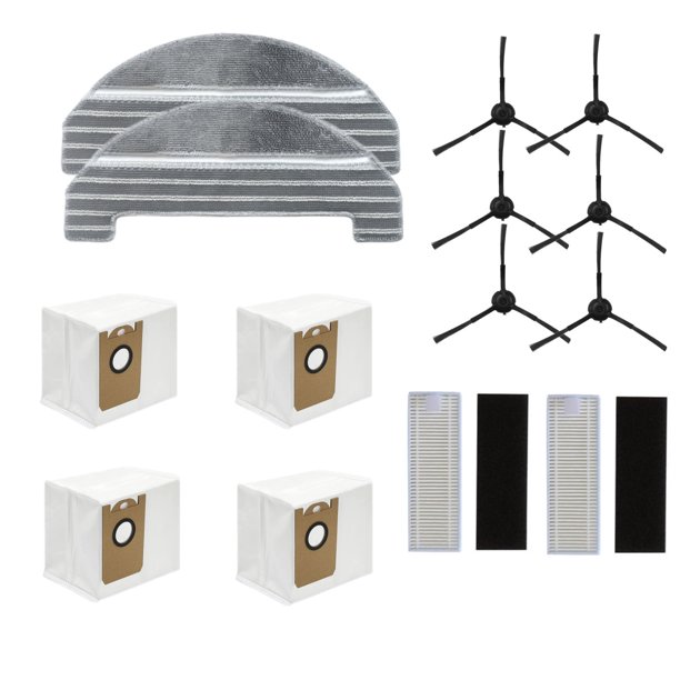 14 Packs Replacement Parts for iHome AutoVac Nova Self Empty Robot