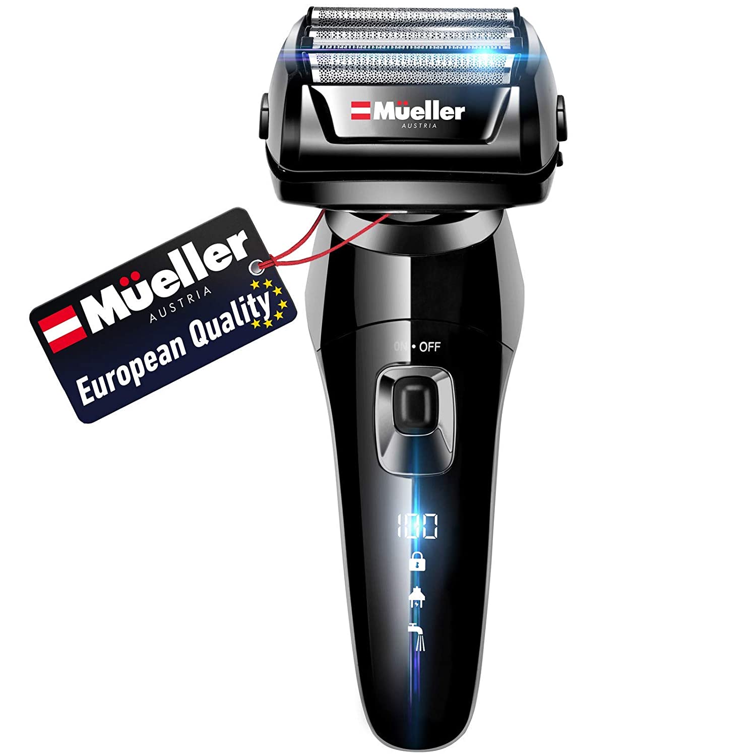 Mueller Austria Electric Razor for Men, 5Element