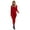 Cherry Red, variant on Merino Wool Base Layer Women Set - Merino Thermal Underwear For Women Top, Bottom + Socks