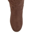 thumbnail image 5 of Womens Slouchy Faux Suede Mid-calf Wedge Boots, 5 of 8