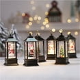 thumbnail image 4 of Christmas Snow Globe Lantern Crystal Sparkling Christmas Tree Gift Set Illuminated Lantern Holiday Season Decorations, 4 of 6
