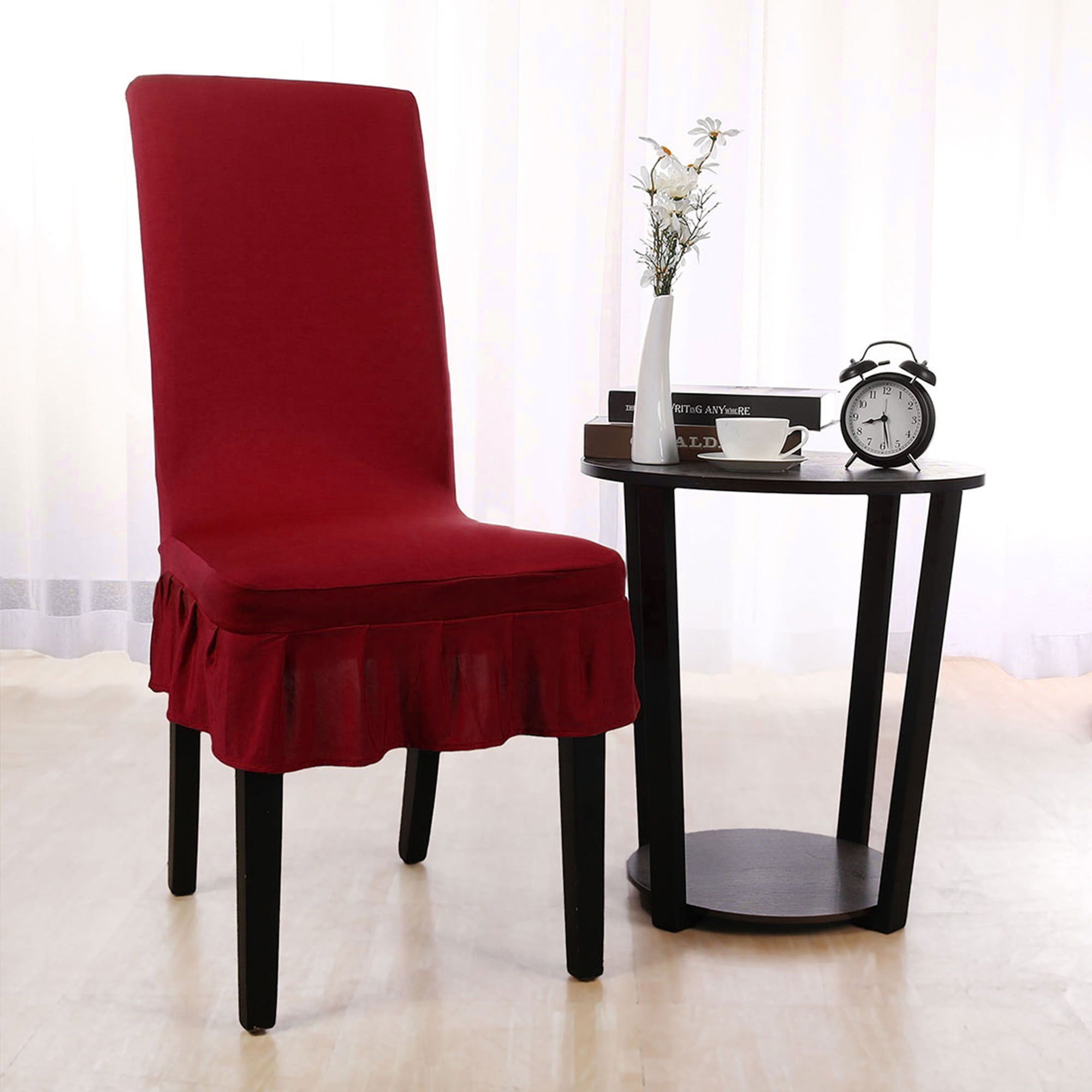 Spandex Stretch Dining Stool Chair Cover Protector Seat Slipcover