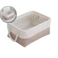thumbnail image 1 of Foldable Fabric Storage Basket – Soft & Durable Cloth Organizer for Clothes, Toys & Home Essentials – with Handles, 1 of 6