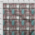 thumbnail image 2 of oneOone Viscose Chiffon Fabric Swirl & Check Ikat Print Fabric BTY 42 Inch Wide, 2 of 4