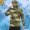 A192 Army Green, variant on Xdegoge Men's Leaf & Branch Camo Sun Protection Hoodie Loose Fit Long Sleeve Fishing Shirt Hooded Face Mask Outdoor Adventure Workout Tops for Hiking