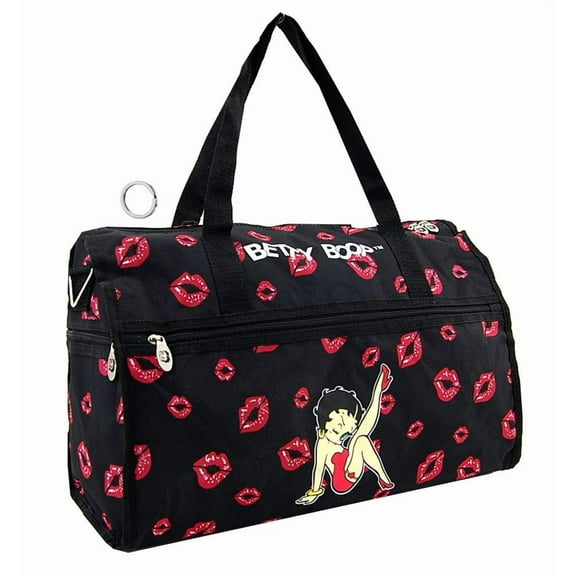 Betty Boop Red Lips Duffle Bag Tote