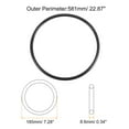 thumbnail image 2 of Uxcell Universal Sewing Machine Motor Stretch Belt Thick 23" (581mm), 2 of 5