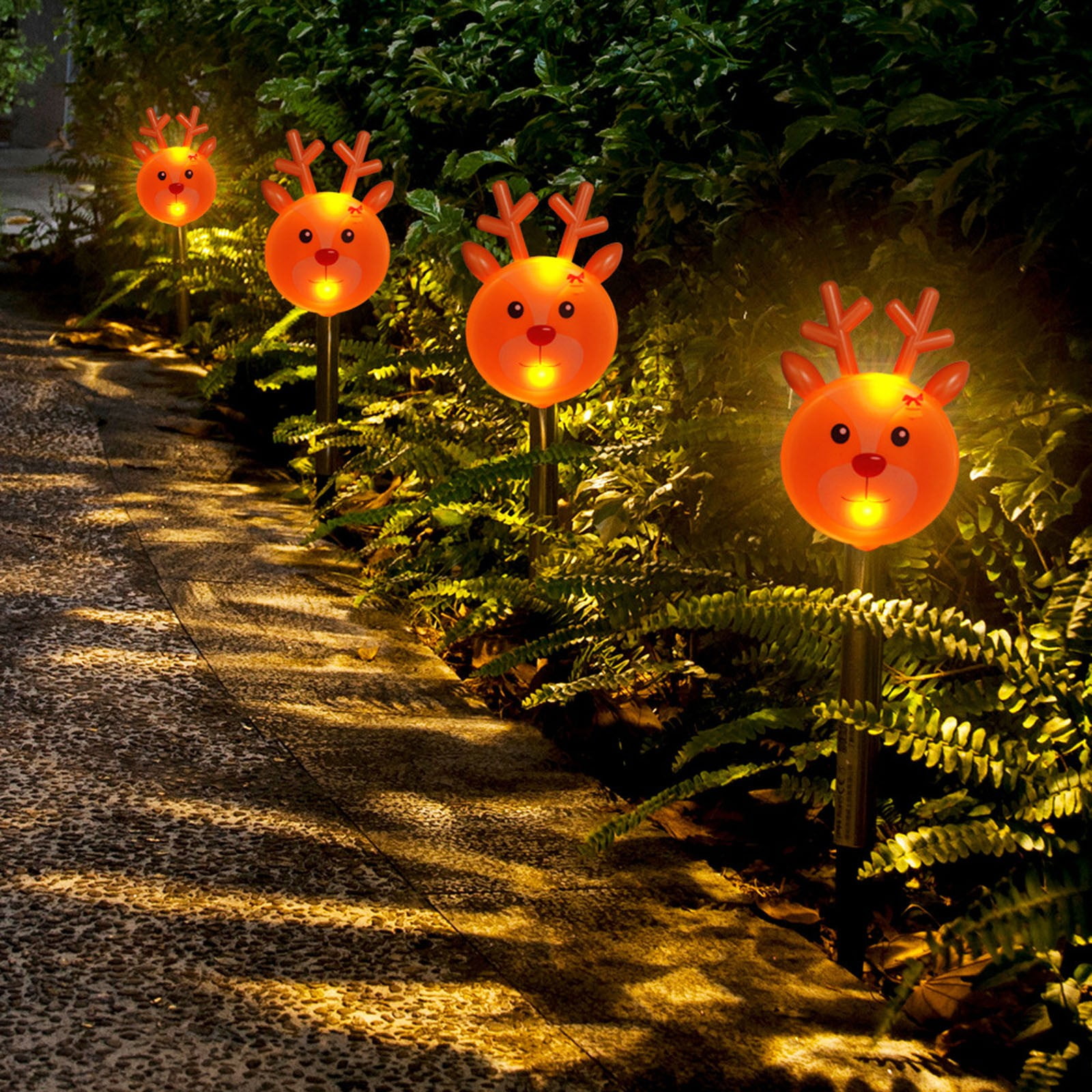 Solar Powered Christmas Light, Yard Stake Light Outdoor Garden Decoration