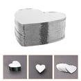 thumbnail image 2 of 30Pcs DIY Heart Mirrors Heart Shaped Mirrors Heart Mirror Tiles Makeup Mirrors, 2 of 8