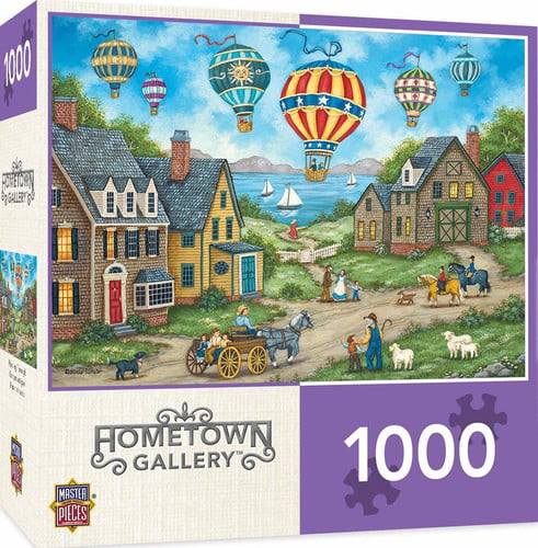 19x27 Premium 1000 Piece Jigsaw Puzzle for Adults, Made in the USA! Seattle Geometric 79539 Washington 