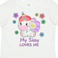 thumbnail image 4 of Inktastic My Sissy Loves Me- Cute Unicorn Boys or Girls Toddler T-Shirt, 4 of 5