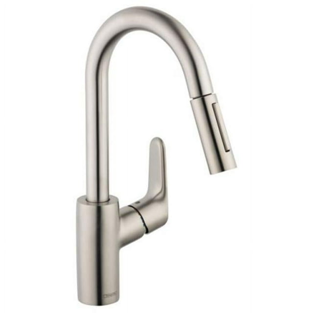 Hansgrohe Focus Bar Faucet 04506801 Steel Optik