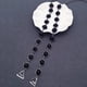 thumbnail image 4 of Correa de pers para mujer Macarena Correa de nupcial antideslizante Negro Correa de sujetador perla desmontable, 4 of 8