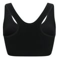 thumbnail image 3 of Women's Activewear High Impact Mesh Back Bra Front Zip Sports Bra with Removable Pads, 3 of 9