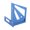 Blue-Imperial, variant on Riousery 3D Multi-Angle Measuring Ruler Red Metric Woodworking Tool (4.41 x 3.11 x 3.23 inches / 11.2 x 7.9 x 8.2 cm) Precise Aluminum Alloy Carpenter Square Scribing & Layout Gauge