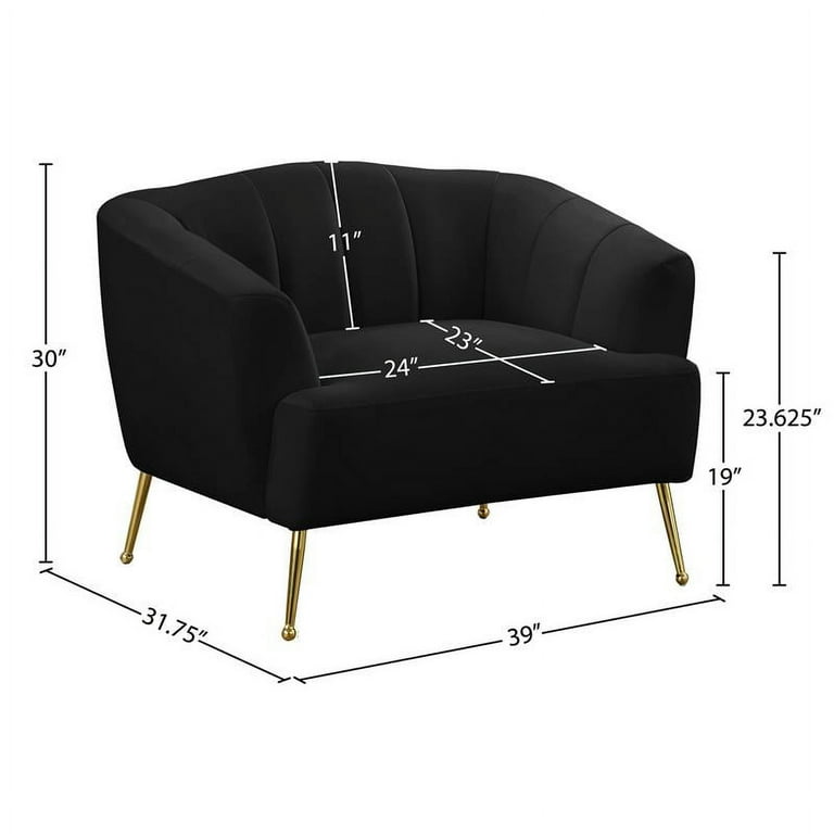 Meridian Furniture Tori Velvet Chair Meridian Furniture Tori Velvet Chair