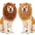 thumbnail image 6 of Gustave Lion Mane Costume for Dog Realistic Funny Adjustable Lion Costume Wig with Ears for Medium Large Dog, Halloween Christmas Cosplay Party Pet Dress Up Hat "Brown", 6 of 8