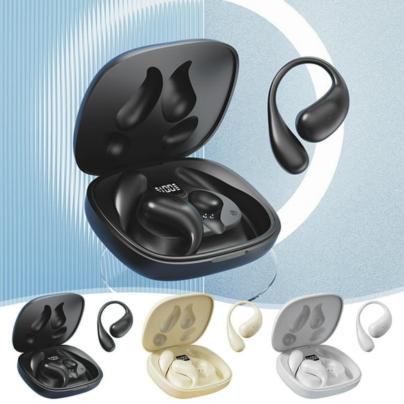 Auriculares Inalámbricos Bluetooth Xihbxyly con 48 Horas Pantalla Led Deportivos Supraurales