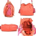 thumbnail image 2 of Pre-Owned LOEWE Shoulder Bag Flamenco Leather Orange Red Magenta Gold Women's e60279a (Good), 2 of 5