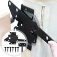 thumbnail image 4 of Gate Hinge Gate Latch Wooden Fence Latch Heavy Duty Post Mount Gate Hinge, 4 of 8