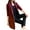 Wine Red, variant on comerut Women Winter Coat Fleece Lapel Long Sleeves Mid Length Cardigan Warm Solid Color Casual Elegant Autumn Coat Female Clothing