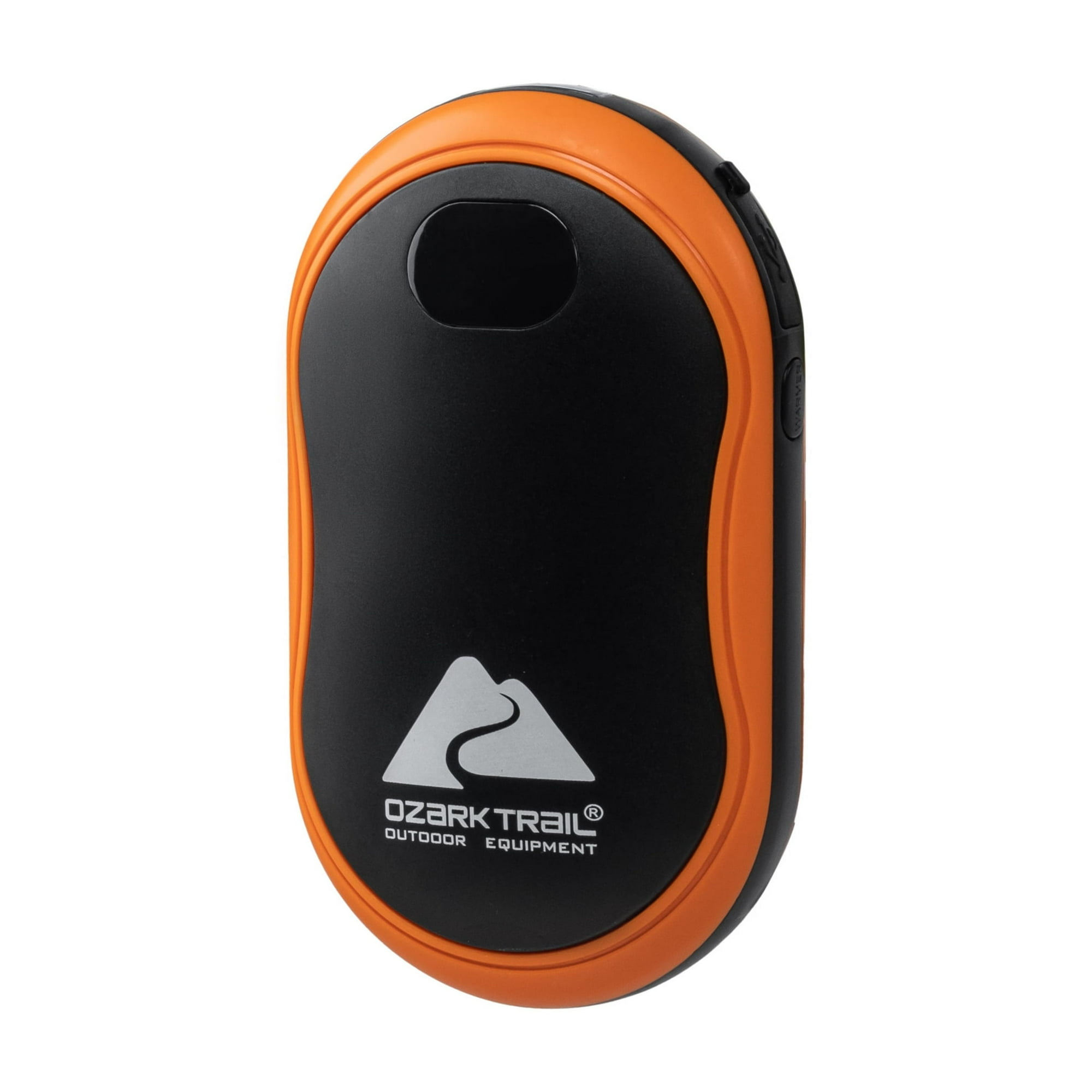 Ozark Trail 5200mAh Rechargeable and Portable 3-Temperature Hand Warmer for Camping, Orange