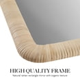 thumbnail image 2 of INK+IVY Nova 26x39" Natural Rattan Rectangle Wall Mirror in Natural, 2 of 6