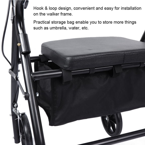ACOUTO 4 Wheeled Walker Rollator Wheelchair Frame Replacement Storage Bag, Wheelchair Frame Bag, Wheelchair Frame Storage Bag
