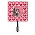 thumbnail image 2 of Newfoundland Hearts Love and Valentines Day Portrait Leash or Key Holder, 2 of 2