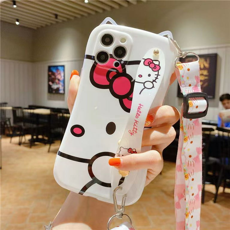 LOUIS VUITTON LV PATTERN LOGO HELLO KITTY iPhone 12 Pro Max Case Cover