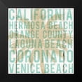 thumbnail image 2 of Mullan, Michael 12x12 Black Modern Framed Museum Art Print Titled - Bon Voyage California Palm, 2 of 5