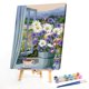 thumbnail image 1 of Cuadros Decorativos Kits de pintura al óleo de flores de alféizar por números, lienzo de bricolaje, arte de pared, imagen artesanal Ehuebsd Nuevos Originales, 1 of 9