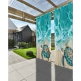 thumbnail image 3 of nqOlkjepod Outdoor Curtains for Patio Waterproof, Turtle Outdoor Privacy Panels Grommet, Coastal Seaside Nature Ocean Marine Animal Blackout Outside Curtains for Porch/Cabana 54"x95", 1 Panel, 3 of 8