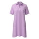 thumbnail image 3 of WILLBEST Vestidos Casuales para Mujer con Curvas, Vestido Corto Informal de Verano con Botones y Manga Corta para Mujer Extra Grande, 3 of 3